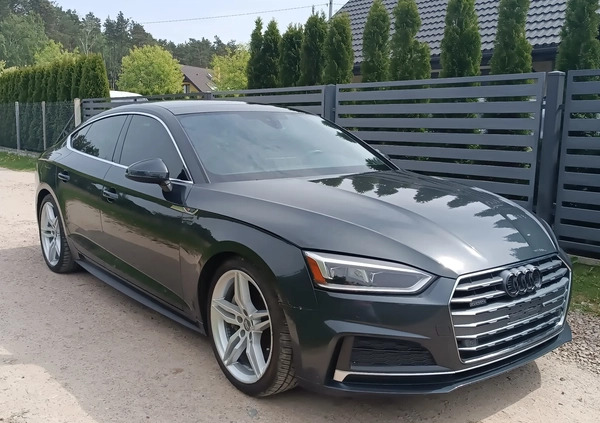 Audi A5 cena 91900 przebieg: 185000, rok produkcji 2018 z Gniew małe 667